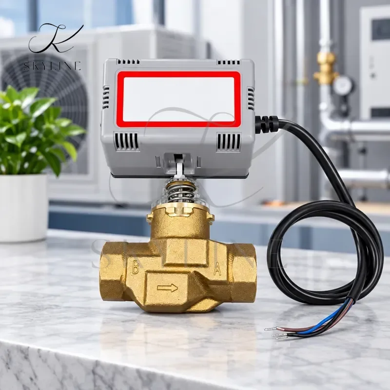 For Honeywell Fan Coil Electric Valve VC6013 Electric Two Way Valve DN20 Valve Body
