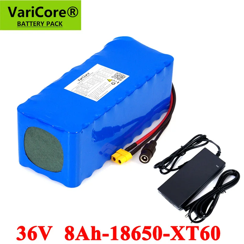 VariCore 36V 8Ah 10S4P 18650 Rechargeable battery pack modified Bicycles,electric vehicle 42v Balance car with BMS backup power