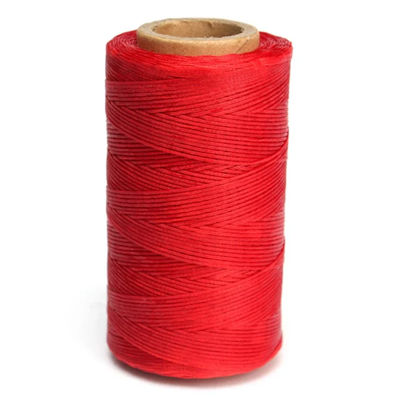 Durable 240 Meters 1mm 150D Leather Waxed Thread Cord DIY Craft Tool Hand Stitching Thread Bookbinding Wallet Sewing Supplies