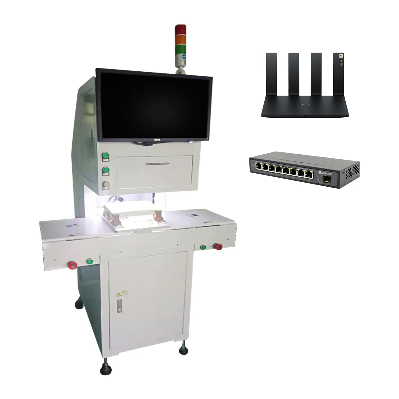 Automatischer Router-Schaltcode-Scan-Detektor – Ausrüstung zur Erkennung defekter Code und Schmutz