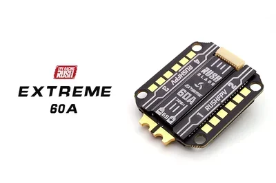 RUSHFPV RUSH BLADE 60A EXTREME 128K 305MM 3 6S BLHELI32 4IN1 BRUSHLESS ESC FÜR RC FPV RACING DRONES