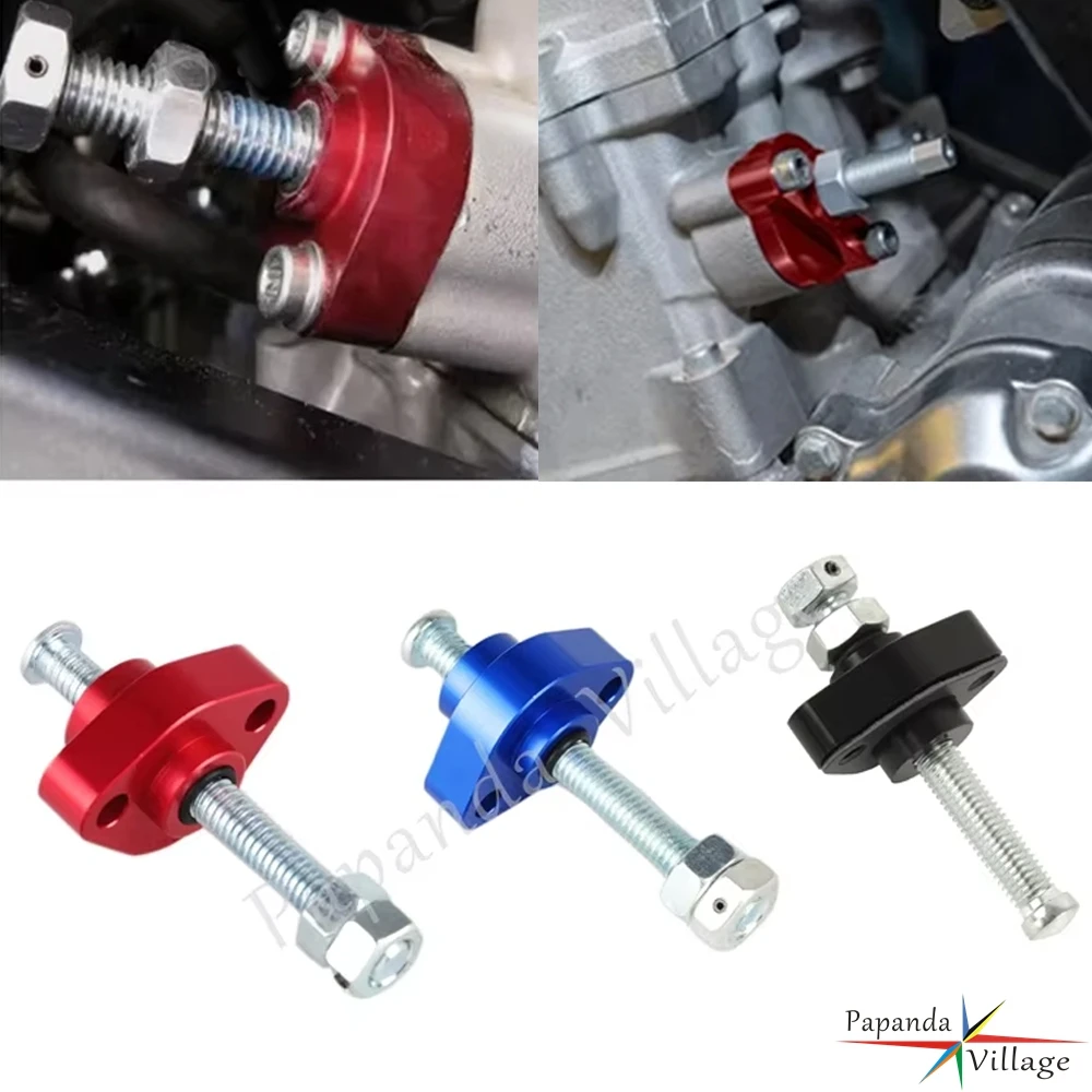 Tensor de corrente de distribuição manual para motocicleta, atv, rua, cnc, com junta, para honda cbr 600 600rr f3 f4i 900rr trx250 350 450r cb600f