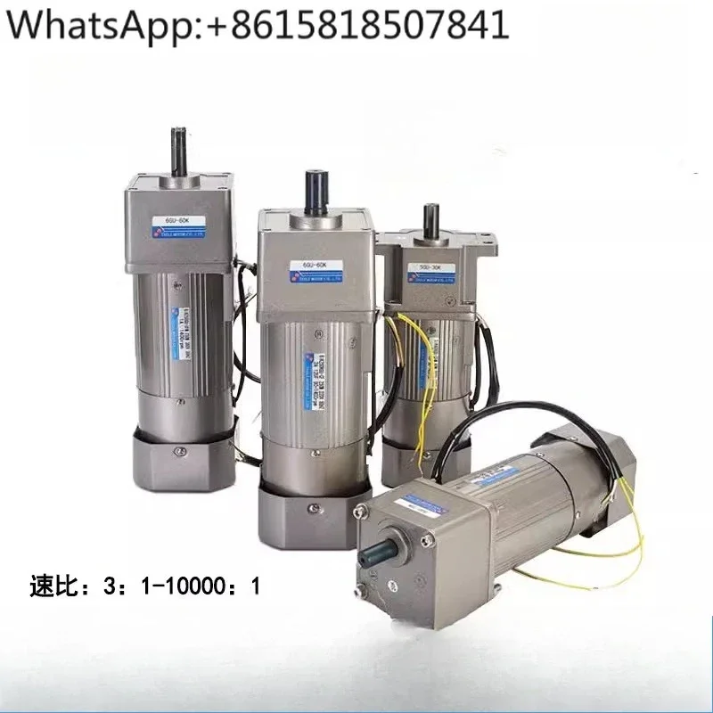 Speed control motor AC 220V gear reduction forward and reverse micro motor 25W120W250W