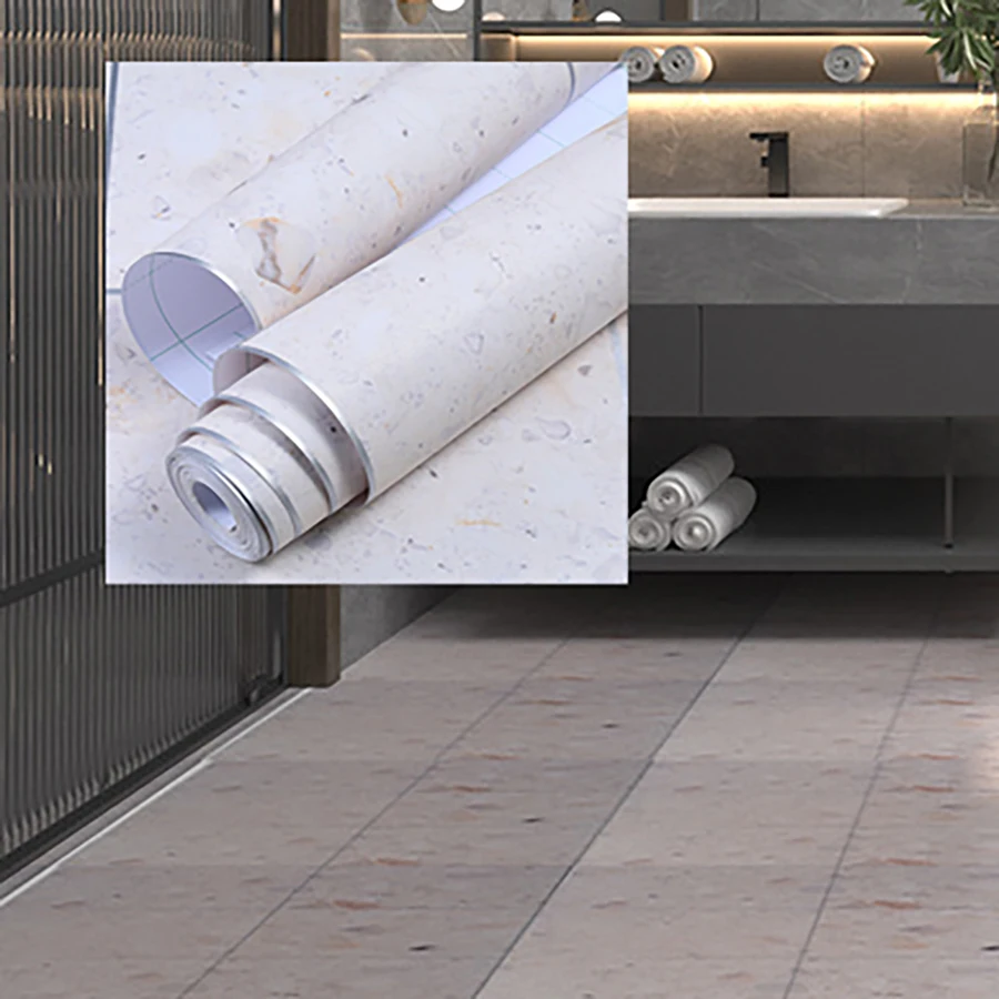 

Самоклеящаяся виниловая пленка с глянцевым покрытием, водонепроницаемая, для ванной комнаты