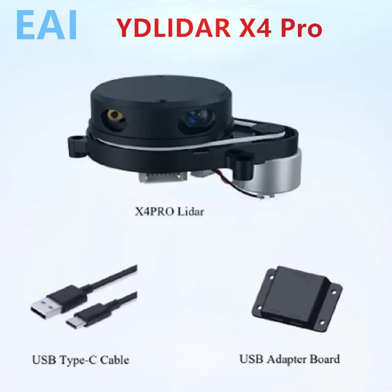Ydlidar-レンジングセンサーモジュール,ナビゲーション,障害物回避,スイーパー,eai ydlidar,x4 pro,lidar