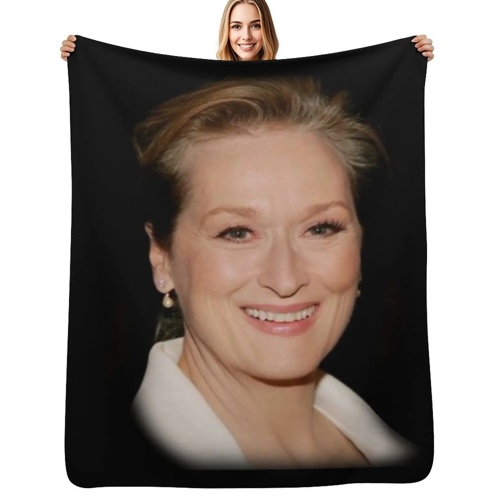 

Meryl Streep Throw Blanket All Season Soft Lightweight Blanket for Home