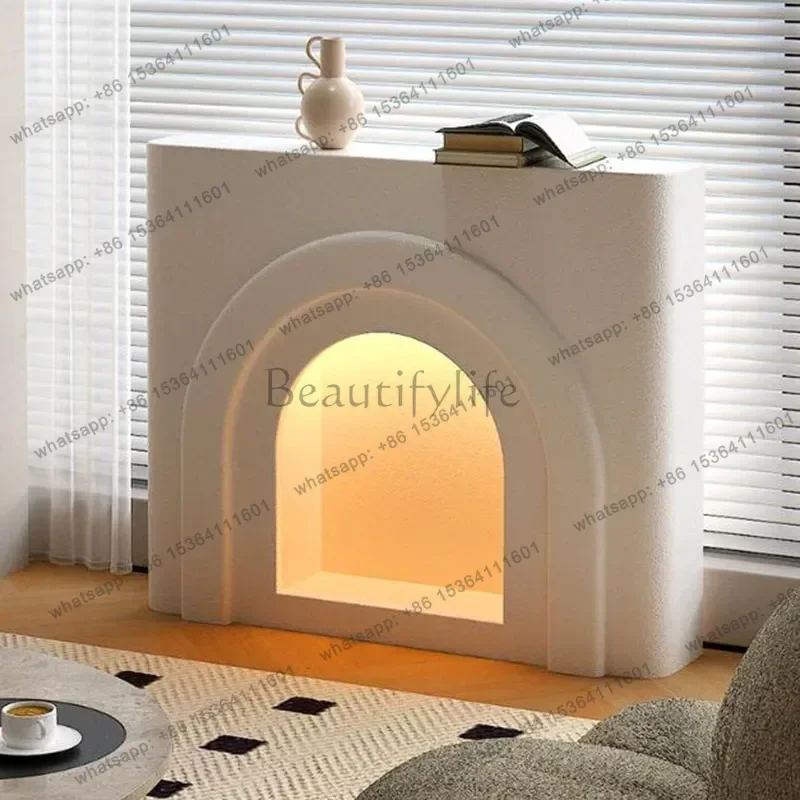FG Cream Style Modern Cabinet Design Living Room Kitchens Luxury Cabinets Storage Shelves Muebles Para Salas Home Furniture