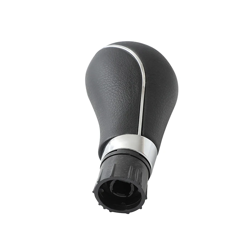 6 Speed Manual Gear Shift Knob Black PU Leather + Plastic Front Fit For Mercedes-Benz W203 S203 W209 S204 W204 W212