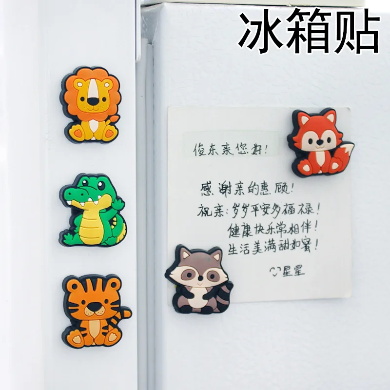 Tavolo da disegno per animali Decorazione in silicone Mini frigorifero Decorazione domestica Magneti adesivi per frigorifero Magnete per lavagna souvenir