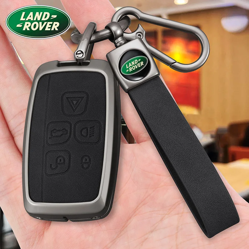 

Car Smart Key Case Cover For Land Rover Range Rover Sport Evoque Freelander Velar Discovery 4 Shell Holder Keychain Accessories