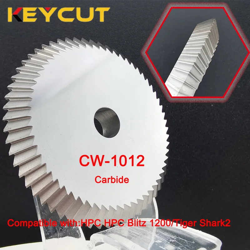 

HPC Medeco Cutter CW-1012 in Carbide Compatible with HPC 1200 Series Key Machines Aftermarket Locksmith Tools