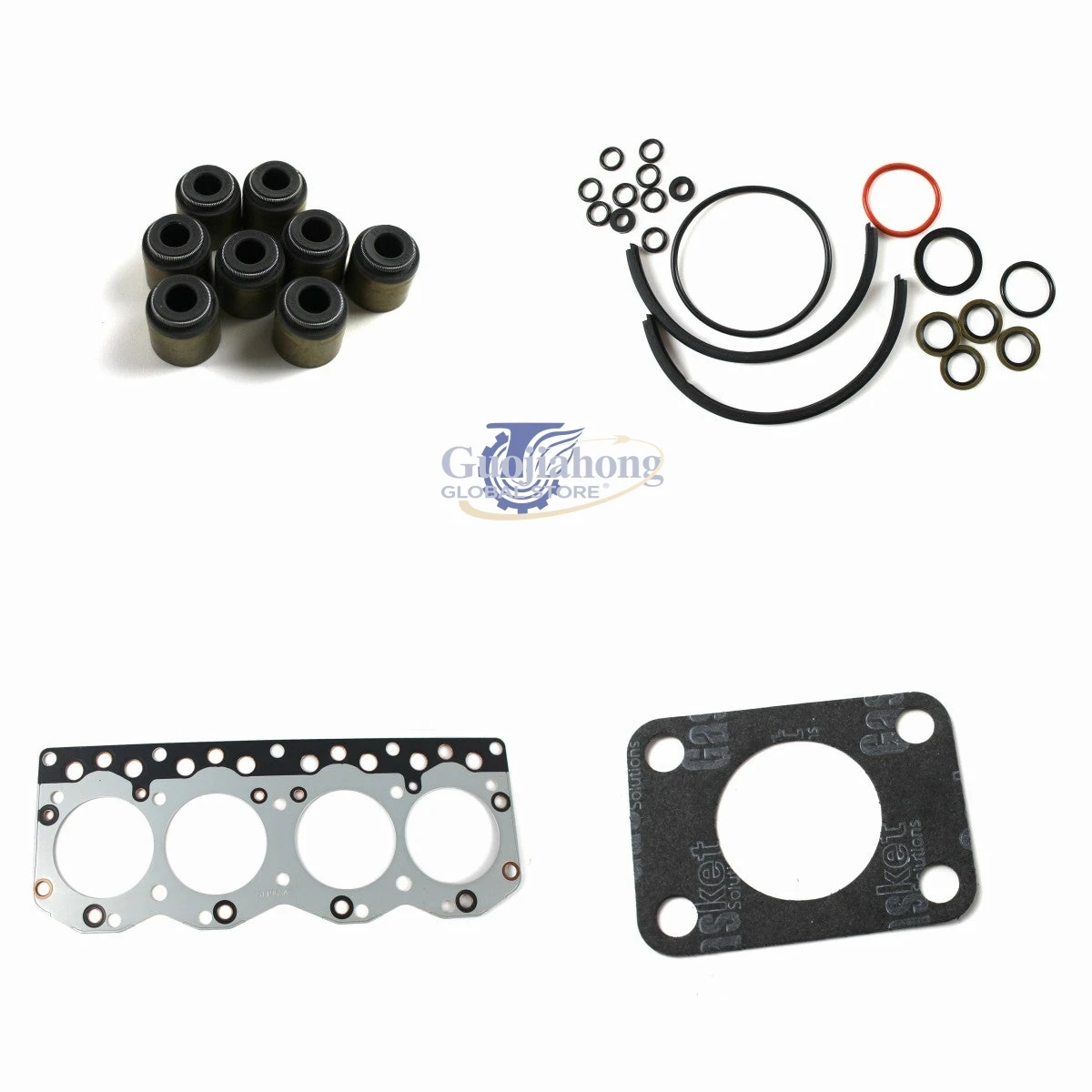 Kit Gasket Overhaul Mesin Pompa Air C240 C240PKJ C240PKG untuk Forklift TCM Hyster