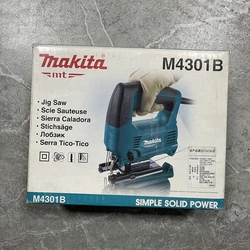 Makita M4301B Electric Curve Saw Household Electric Saw Multi functional Handheld Wooden Wire Saw Cutting   Saw 220V