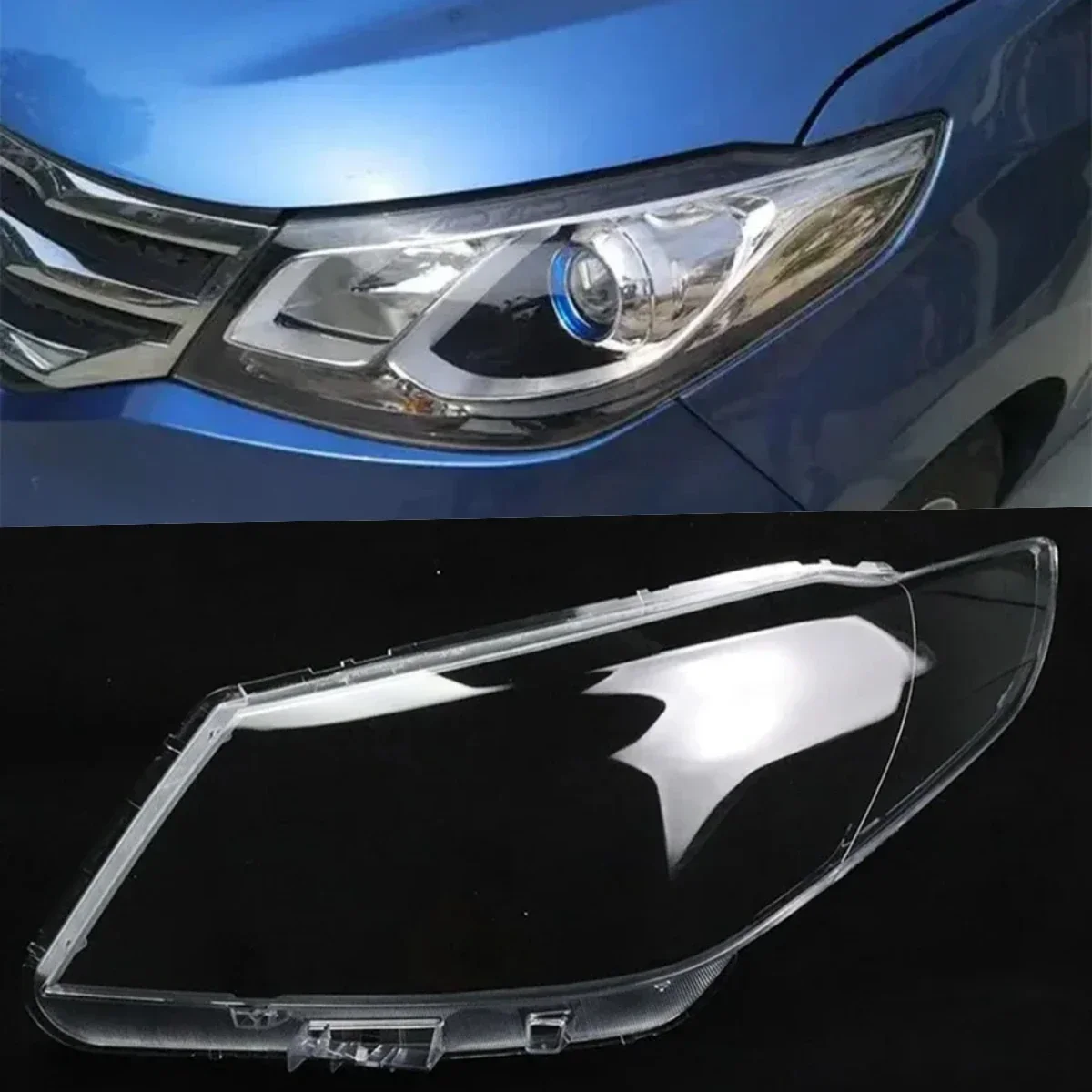 

Front Headlamp Lamp Cover Headlight Shell Transparent Lens Replace The Original Lampshade Plexiglass For Saic Maxus G10