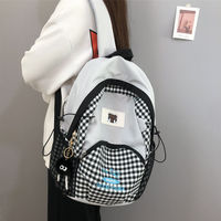 Ins Cute Girl Backpack Nylon Large Capacity School Backpack Student Computer Bag Leisure Travel Shoulder Bag Mochila Femenina