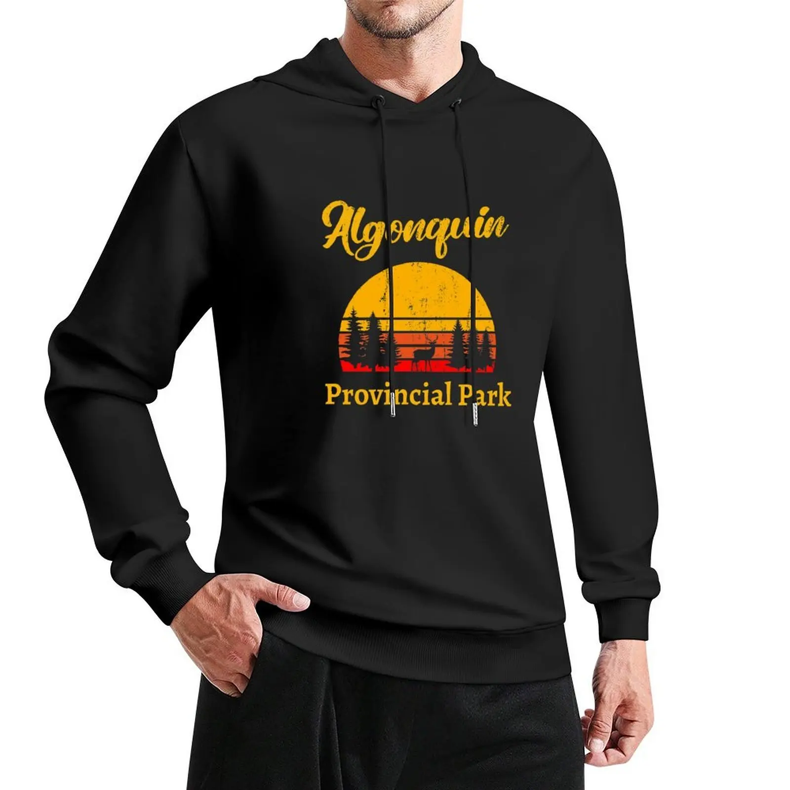 Algonquin Park Adventure in Ontario Canada Hoodie men's autumn clothes korean clothes men's winter sweater blouse hoodie for men