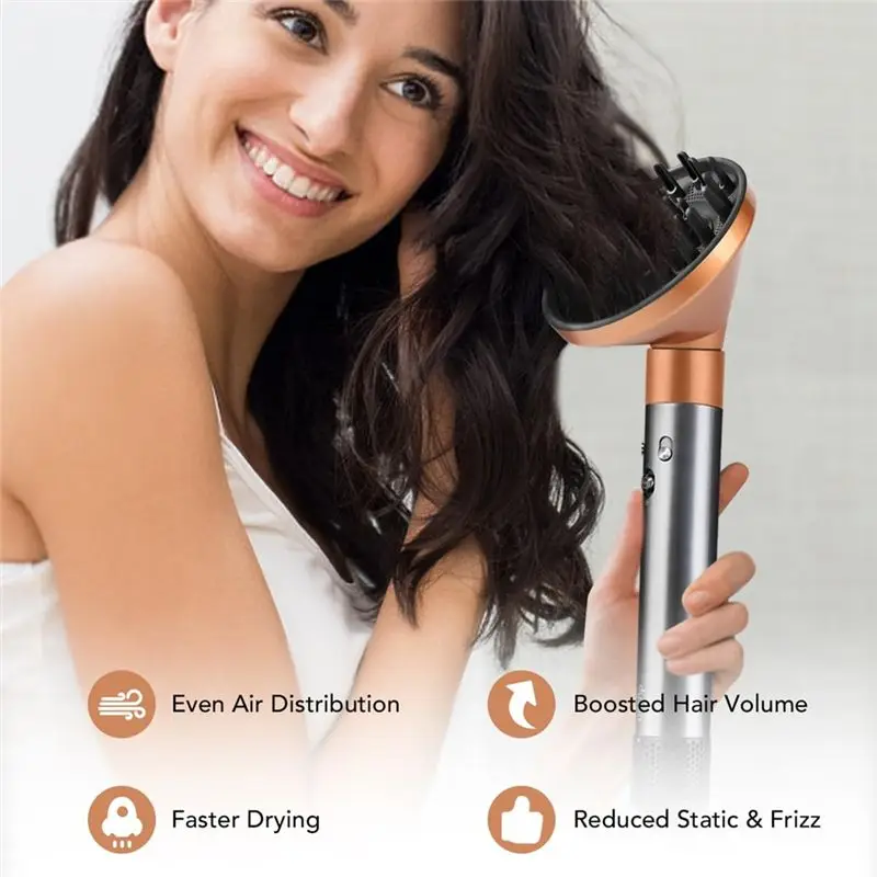 【أساسيات 】مرفقات الناشر والمستقامة لمصفف دايسون اير راب HS01 HS05 HS08 لتصفيف الشعر الناعم وتجعيد الشعر