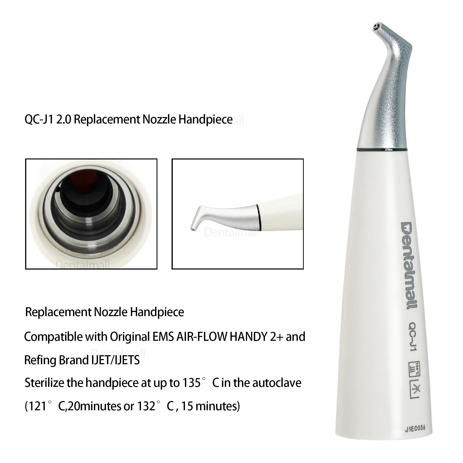 

Dental Hygiene Prophy Nozzle Handpiece 2.0 For Compatible EMS