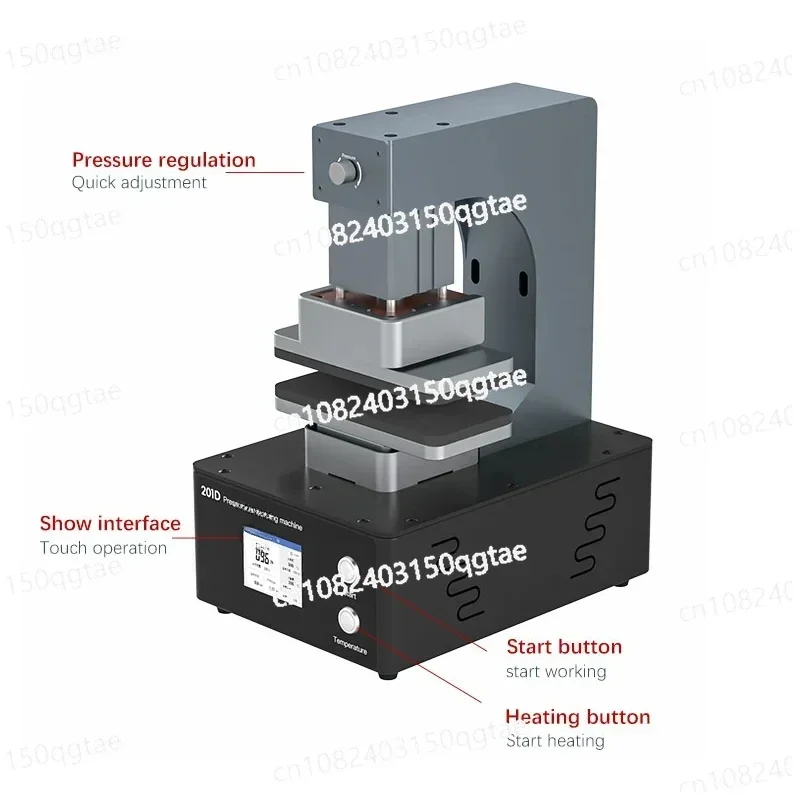 

Нагревательная платформа TBK201D с регулируемой температурой и давлением для ремонта задних крышек.