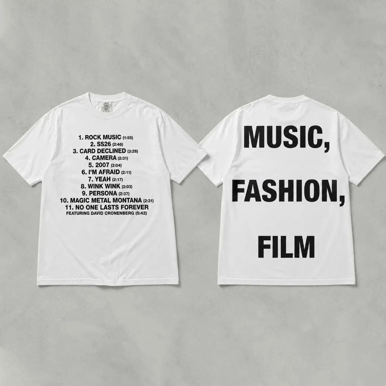Charli XCX Music Fashion Film Album Graphic Print Y2k Fashion Streetwear 2026 New Merch Tshirt Oversized Casual T-shirt Unisex