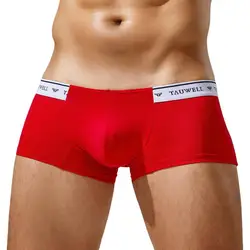 Erkek boksörler külot Mesh nefes seksi iç çamaşırı U dışbükey tasarım düz renk külot ultra-düşük bel erkekler Boxershorts