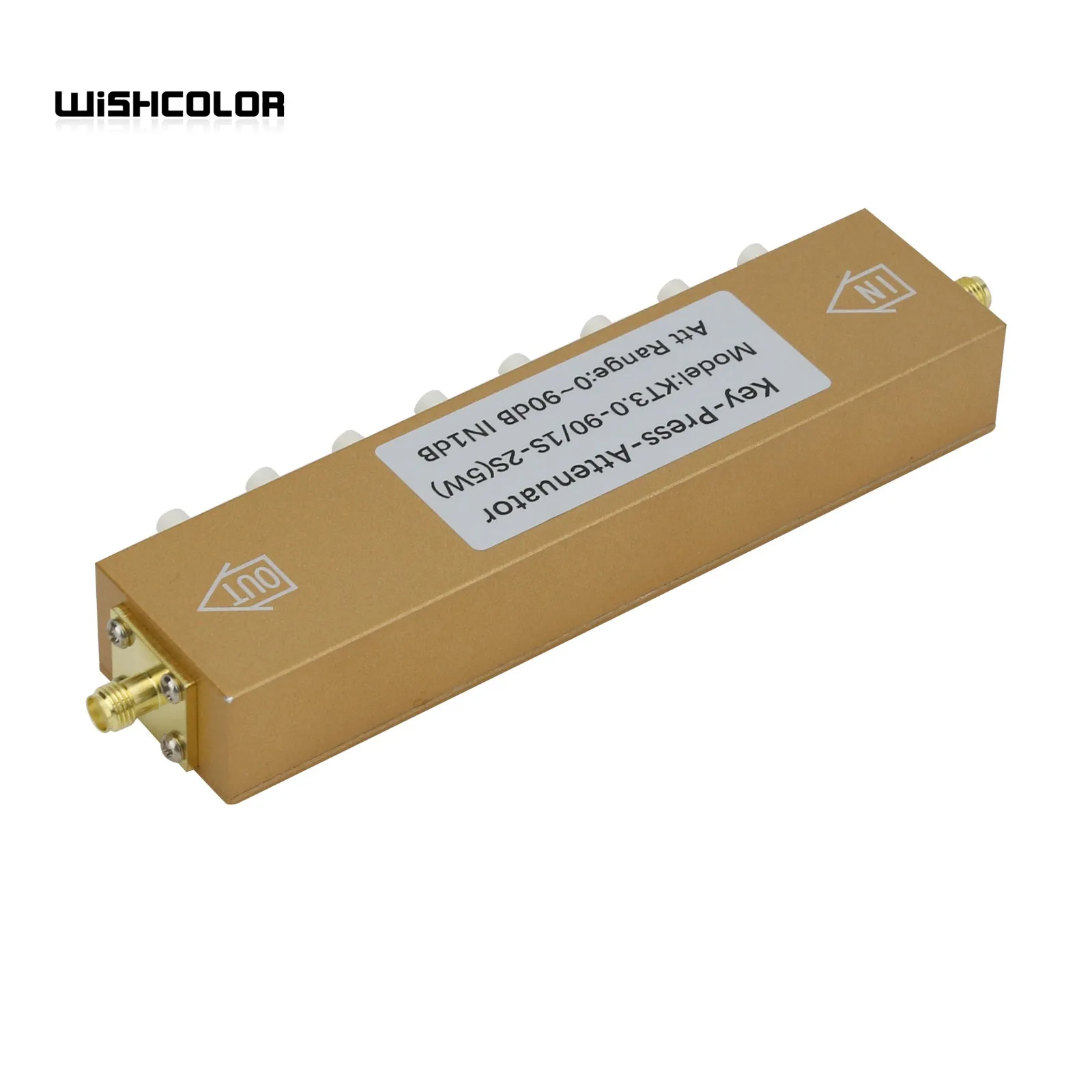 Wish color sma/n Typ 0-90db rf einstellbarer Signal dämpfer digitaler Schritt rf Dämpfung schlüssel einstellbarer Dämpfung glied