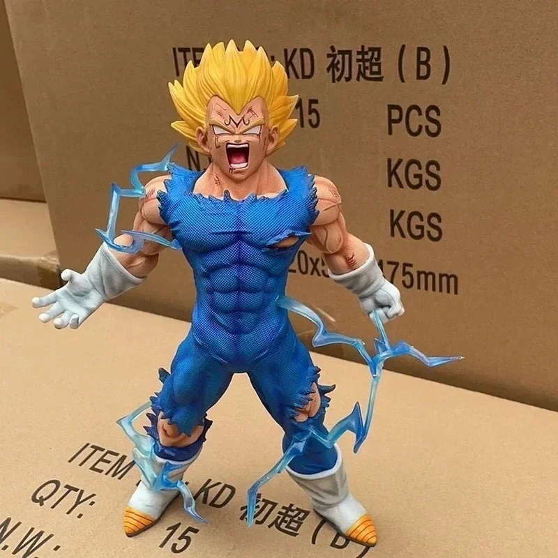 GK Dragon Ball Majin Vegeta Chichi Action Figure Collection Doll DBZ Self-destruct Vegeta Figurine Model Toys 27cm PVC Ornaments