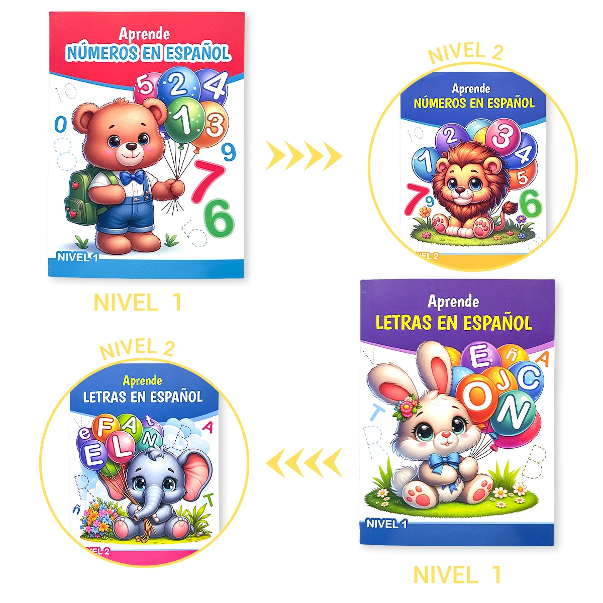 Spanish Version Children's Writing Control Pen Mathematics Calculation Workbook Preschool Learning Didactico Newborn Development