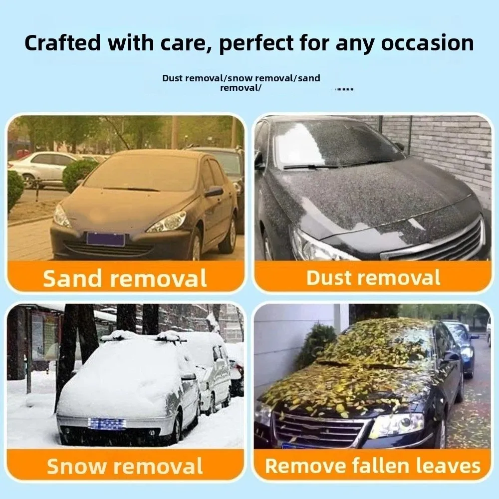 Microfiber Car Dusting Duster Removable Retractable Car Cleaning Tool Extendable Handle Non-Scratch Dust Remover Car Cleaning