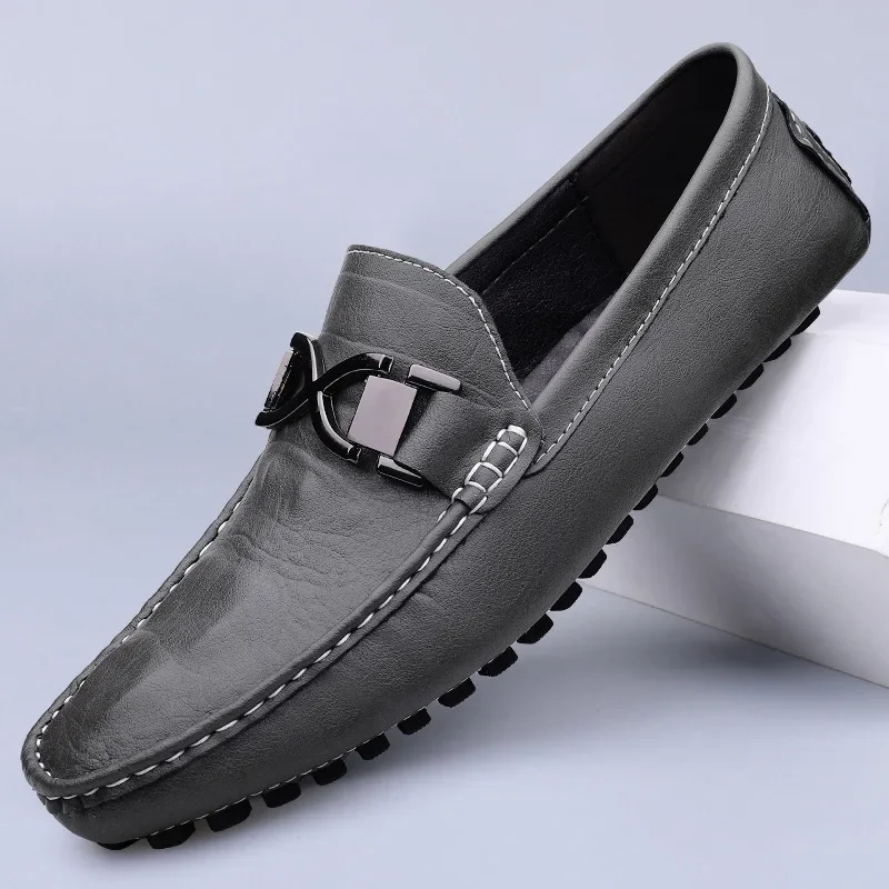 Loafers Men Luxury Brand Shoes Man Leather Mens Casual Shoes Flats Male Italian Designer Men\'s Moccasins Shoes for Men