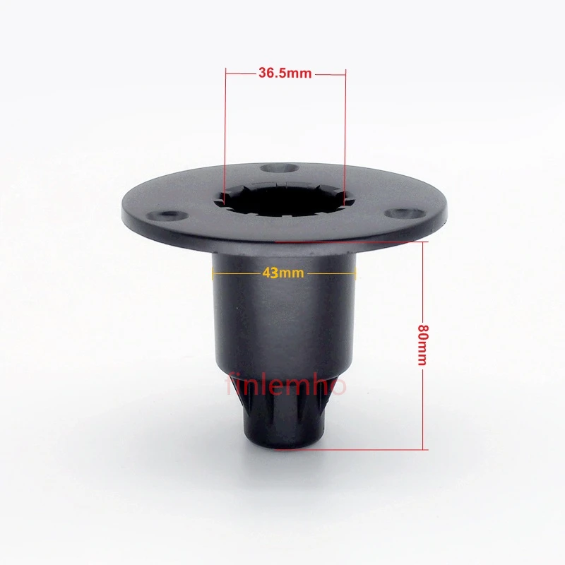 1PC DJ 스피커 장착 플랜지 M20 스레드 알루미늄 삼각대 스탠드 폴 마운트 서브 우퍼 홈 시어터 전문 오디오