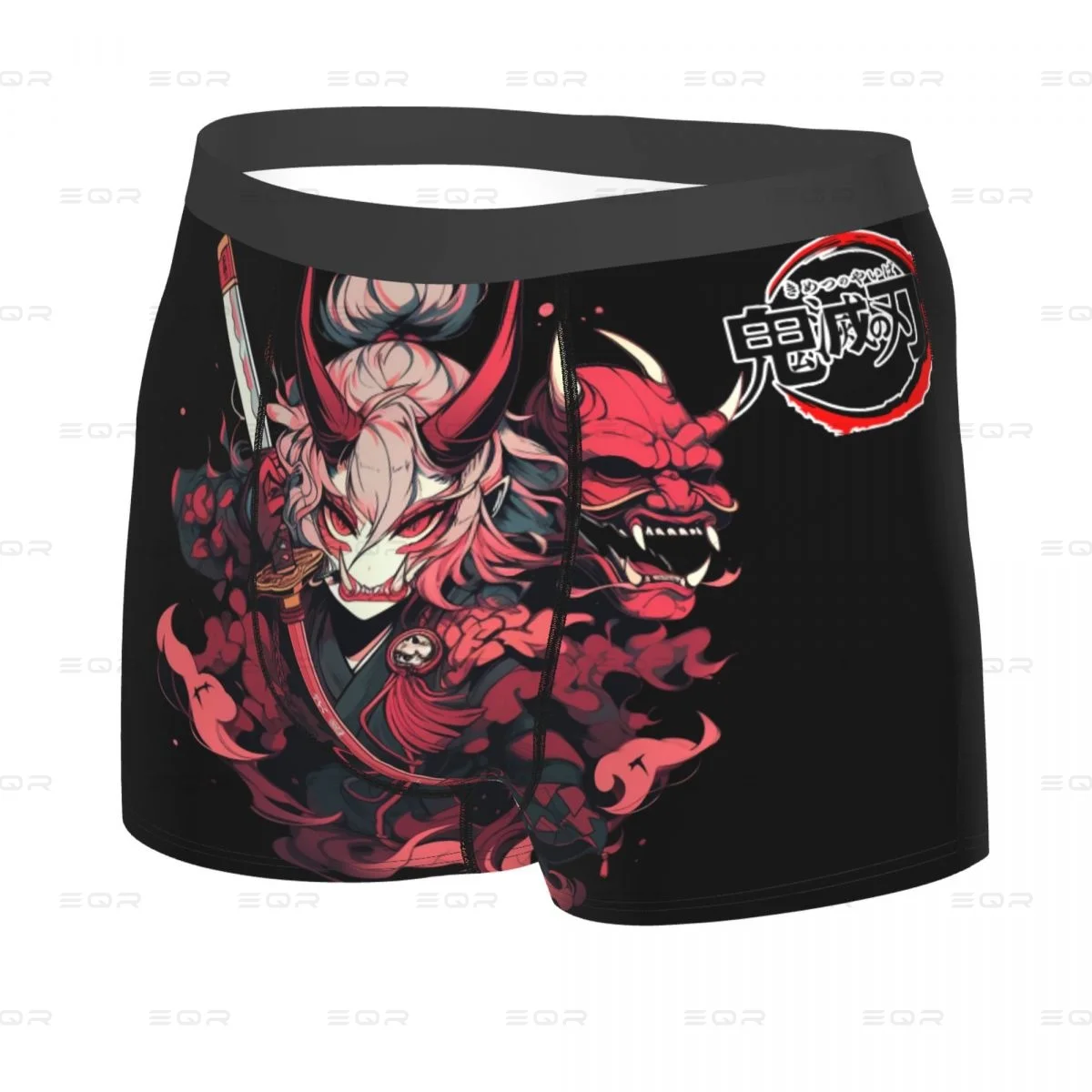 DEMON SLAYER Men's Boxer Briefs,Highly Breathable Underpants,Top Quality 3D Print Shorts Birthday Gifts