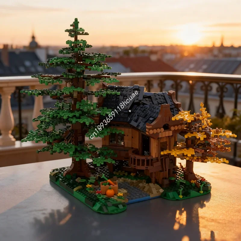 1909pcs MOC Lake House Ideas and CUUSOOed Model Building toys blocks Architecture Assemble DIY Christmas gift creative Birthday