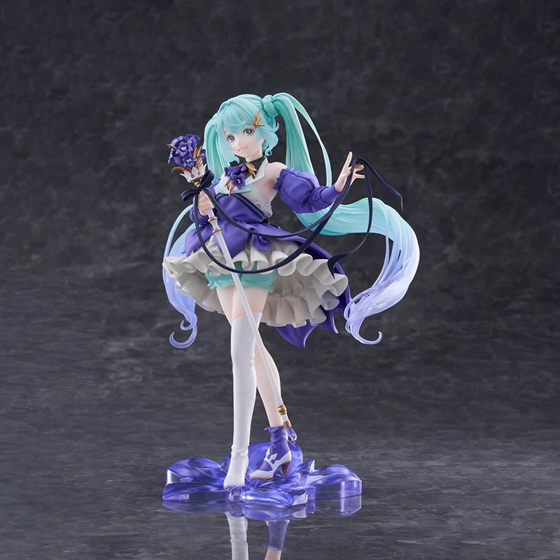 Médailles TAiTO originales et fleur Hatsune ku, anniversaire 2024, Ver. Poupées modèles à collectionner en PVC, figurine d'anime, cadeaux d'ornement, 21cm