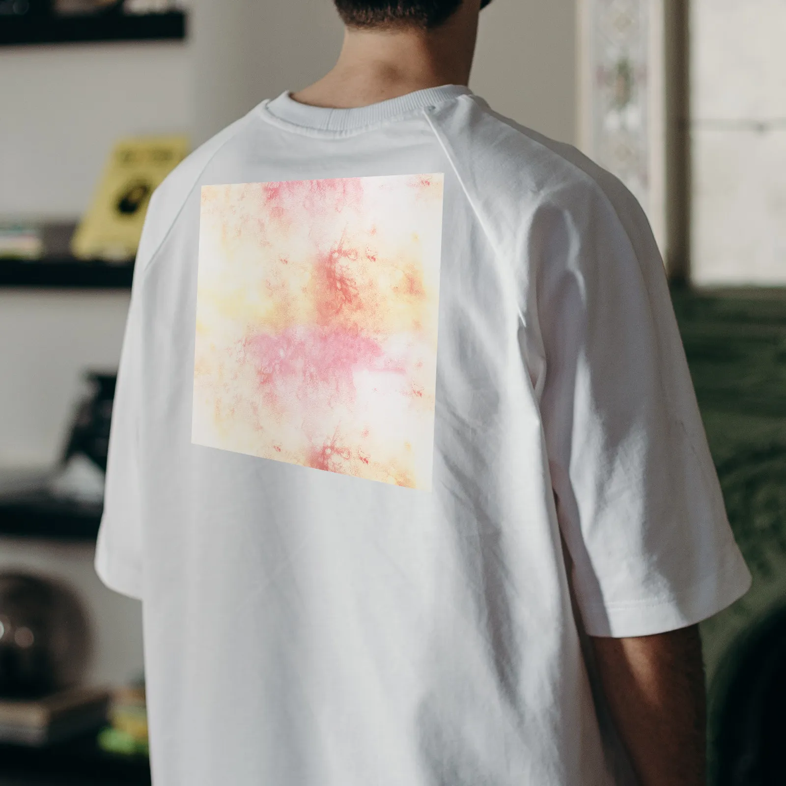 

9pcs Heat Transfer Sheets DIY Ink Transfer Film for Fabric Sublimation Decor T Shirt Watercolor Design Safe Durable Wear