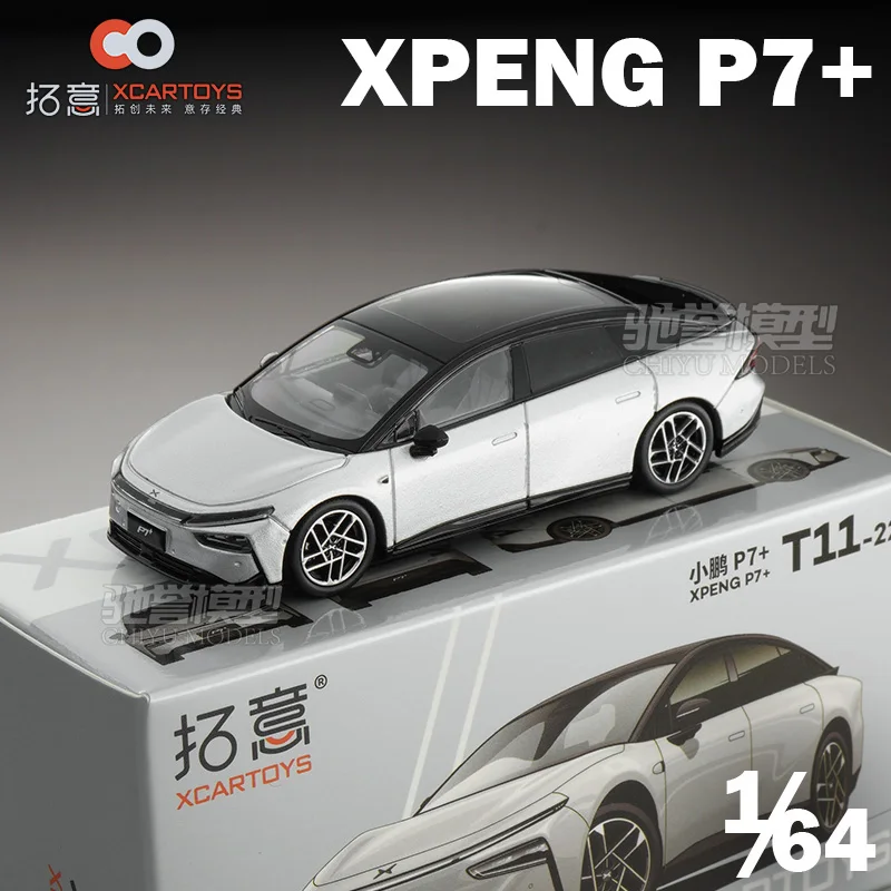 

XCARTOYS 1/64 Xpeng P7+ New Energy metal diecast cars models collect ornaments collection models T11-22