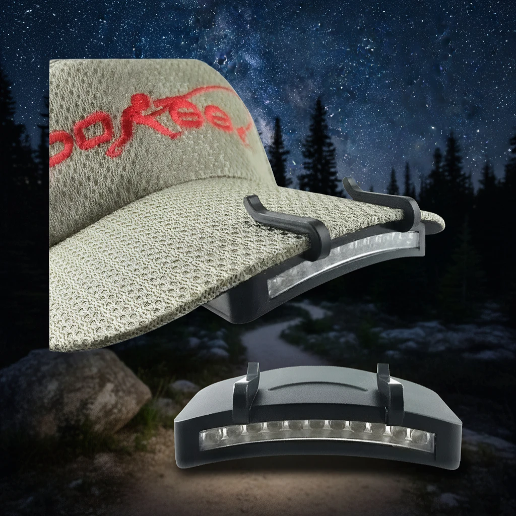 

Portable 11LED Baseball Cap Light Hat Brim Headlamp Hat Front Light Outdoor Headlamp Head Lamp for Cycling Hiking Fishing