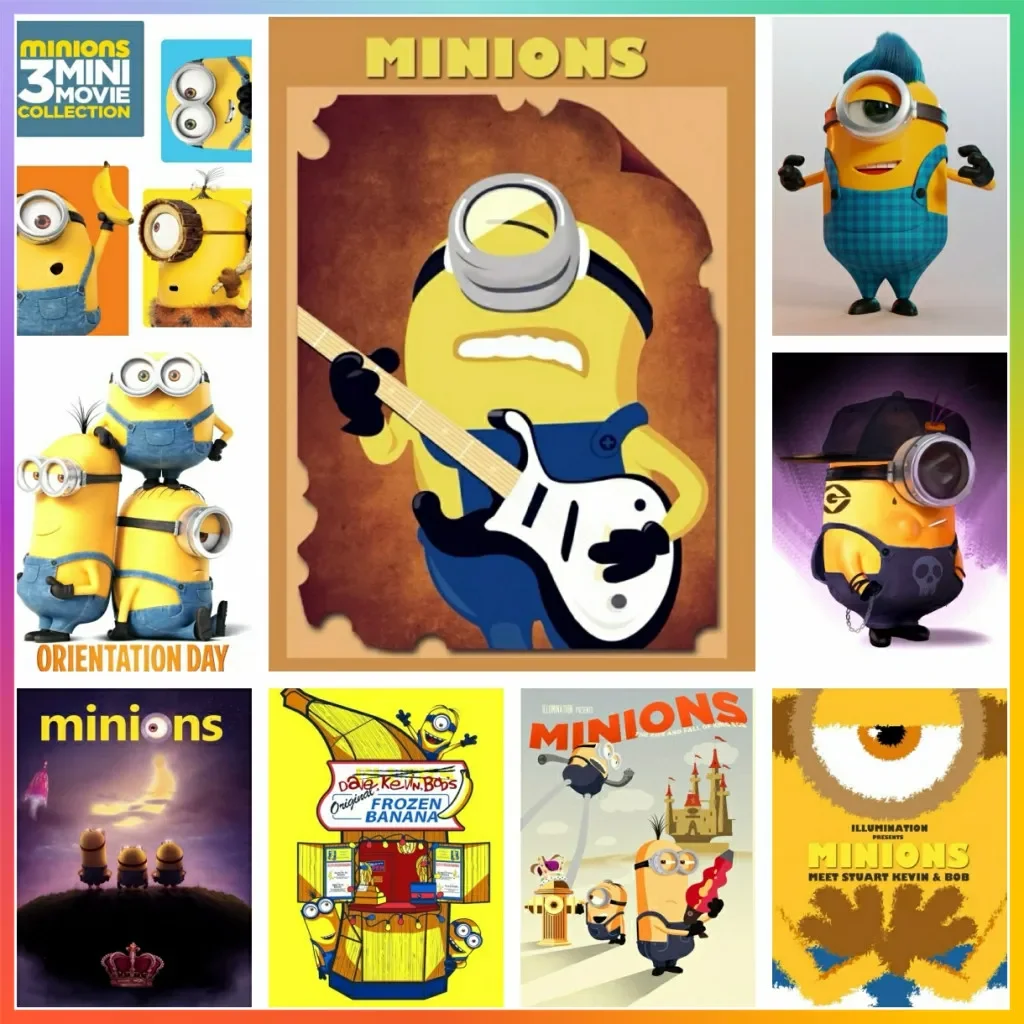 

Cute M-Minions Cartoon Mosaic Embroidery Diamond Painting 5D DIY Art Cross Stitch Artificial Home Decor Pictures Children Gift