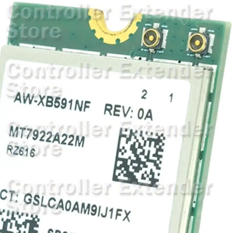 N84B AW XB591NF MT7922 Wi -Fi 6E Тройная сетевая карта 2400 Мбит / с низкая задержка M.2 Местация простая установка