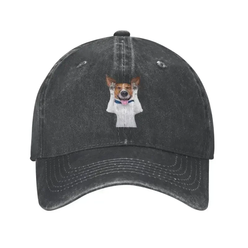 Fashion Funny Jack Russell Terrier Meme Baseball Cap for Men Women Personalized Adjustable Adult Pet Dog Lover Dad Hat Hip Hop