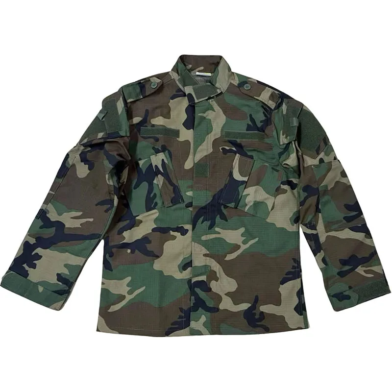 Deutschland Camouflage Dschungel Trainingsuniform ACU Feldanzug Flecktarn Dschungel Spot Set für Männer, Feldtraining Anzug Kampf ACU Set – Detail 21