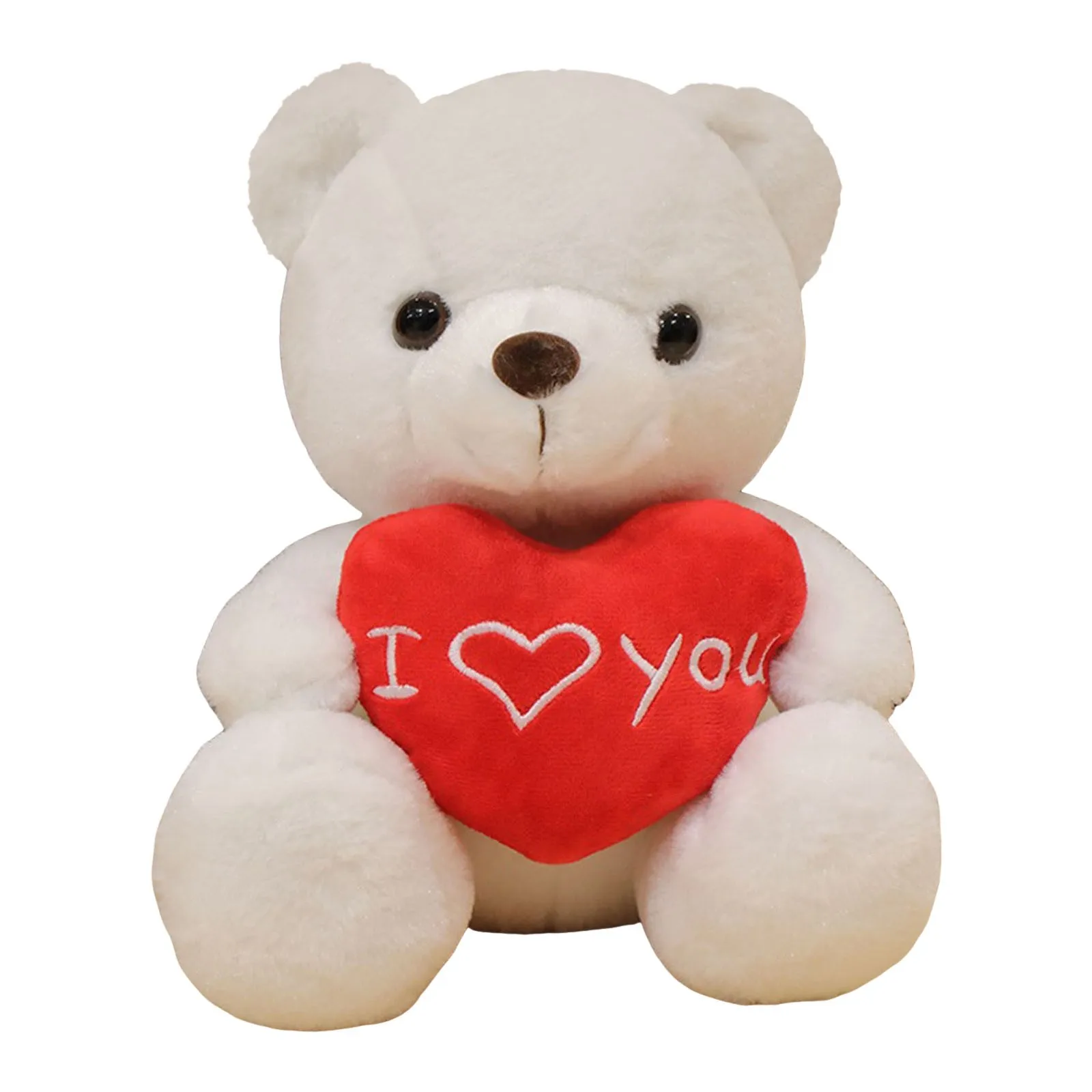Muñecas de minutos, oso de dibujos animados del Día de San Valentín, juguete h, muñeca de oso de amor, muñeca bonita a máquina para dormir con jugar, huesos peludos, muñecas h