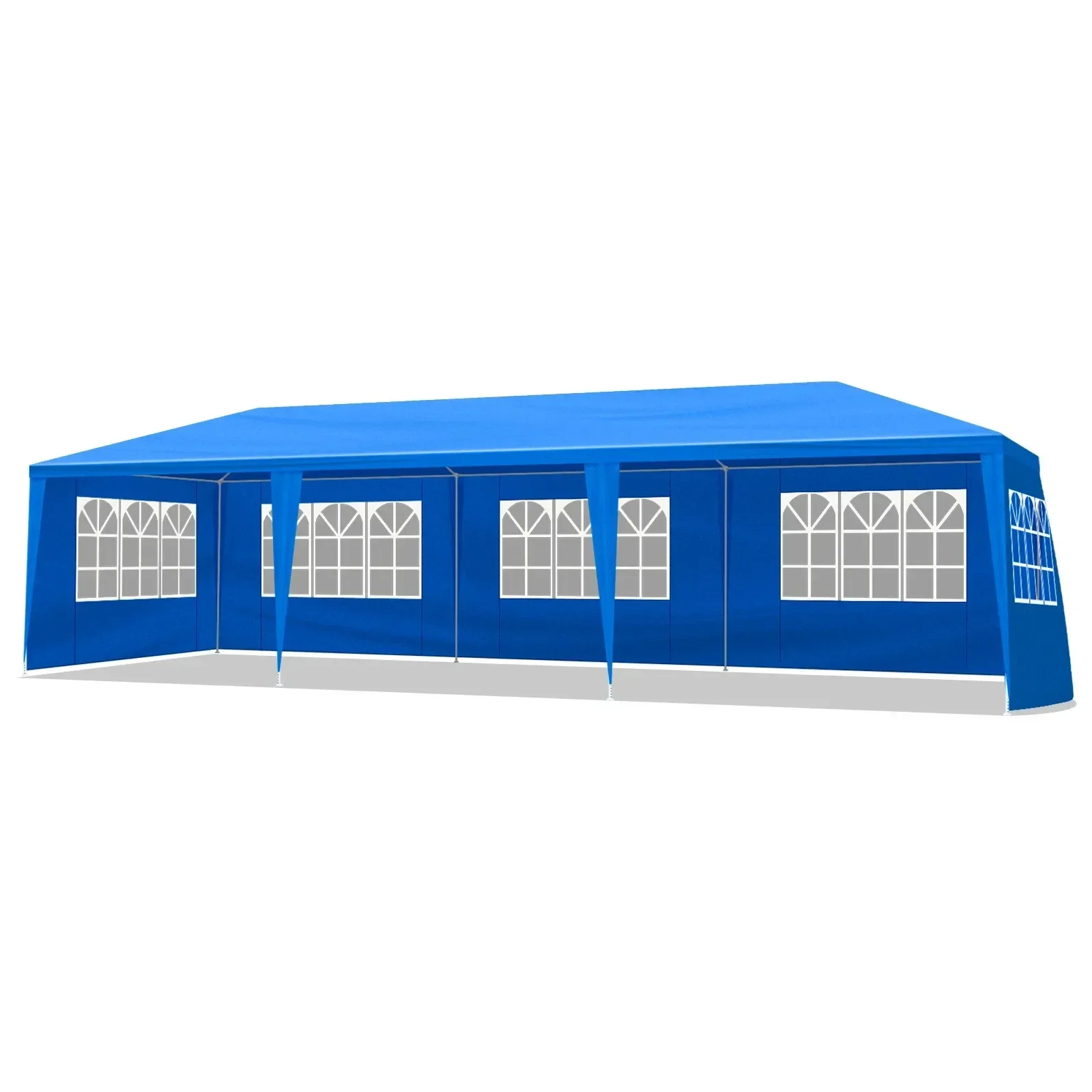 10x30 Party Tent Wedding Patio Gazebo Outdoor Carport Canopy Shade With 8 Side