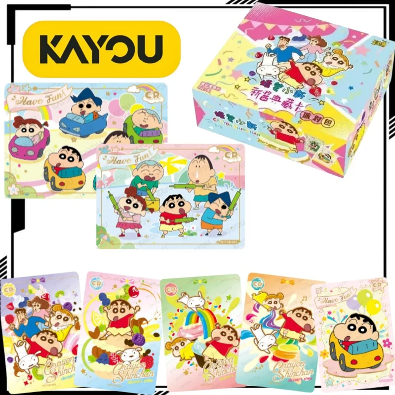 

KAYOU Official Crayon Boy Shin C-Chan Party Pack First Edition Cards Crayon Boy Shin C-Chan Collectible Cards Anime Merchandise