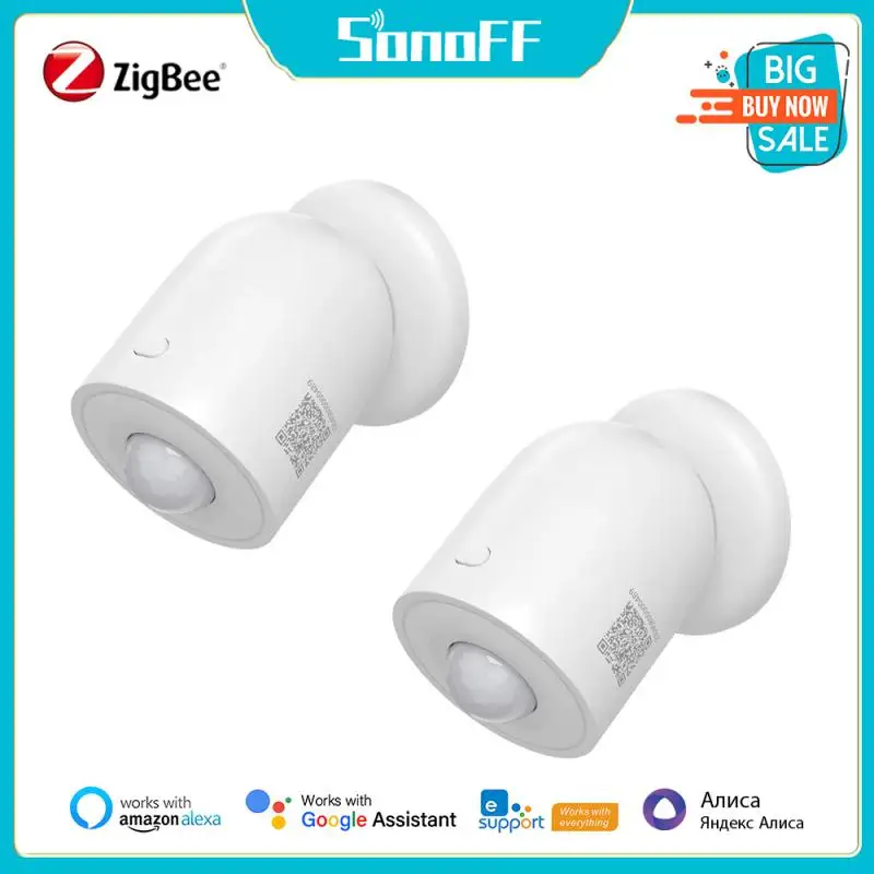 SONOFF SNZB-03P Zigbee Motion Sensor Smart Movement Detector Light Detection Home Security Local Smart Scene Linkage via eWeLink