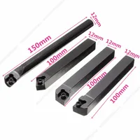 4Pcs 12mm CNC Lathe Turning Tool Holder Boring Bar S12M-SCLCR09 SCLCR1212H09 SCLCL1212H09 SCMCN1212H09 + 10Pcs Insert CCMT09T304