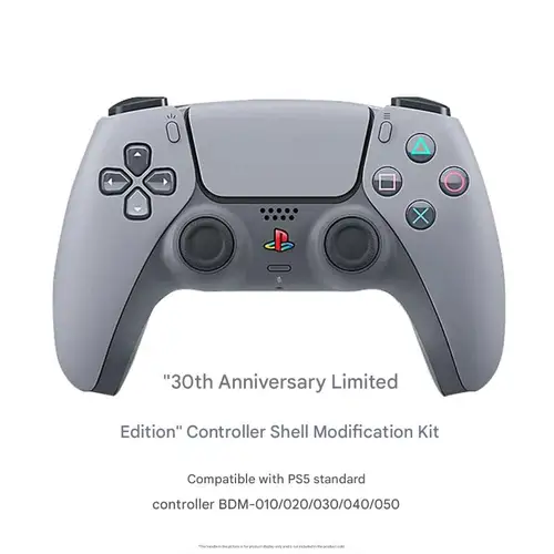 Imagen 1 del producto 30 aniversario limitado para el controlador PS5 Shell cubierta frontal trasera Playstation 5 reemplazo de la caja para BDM-010/020/030/040/050