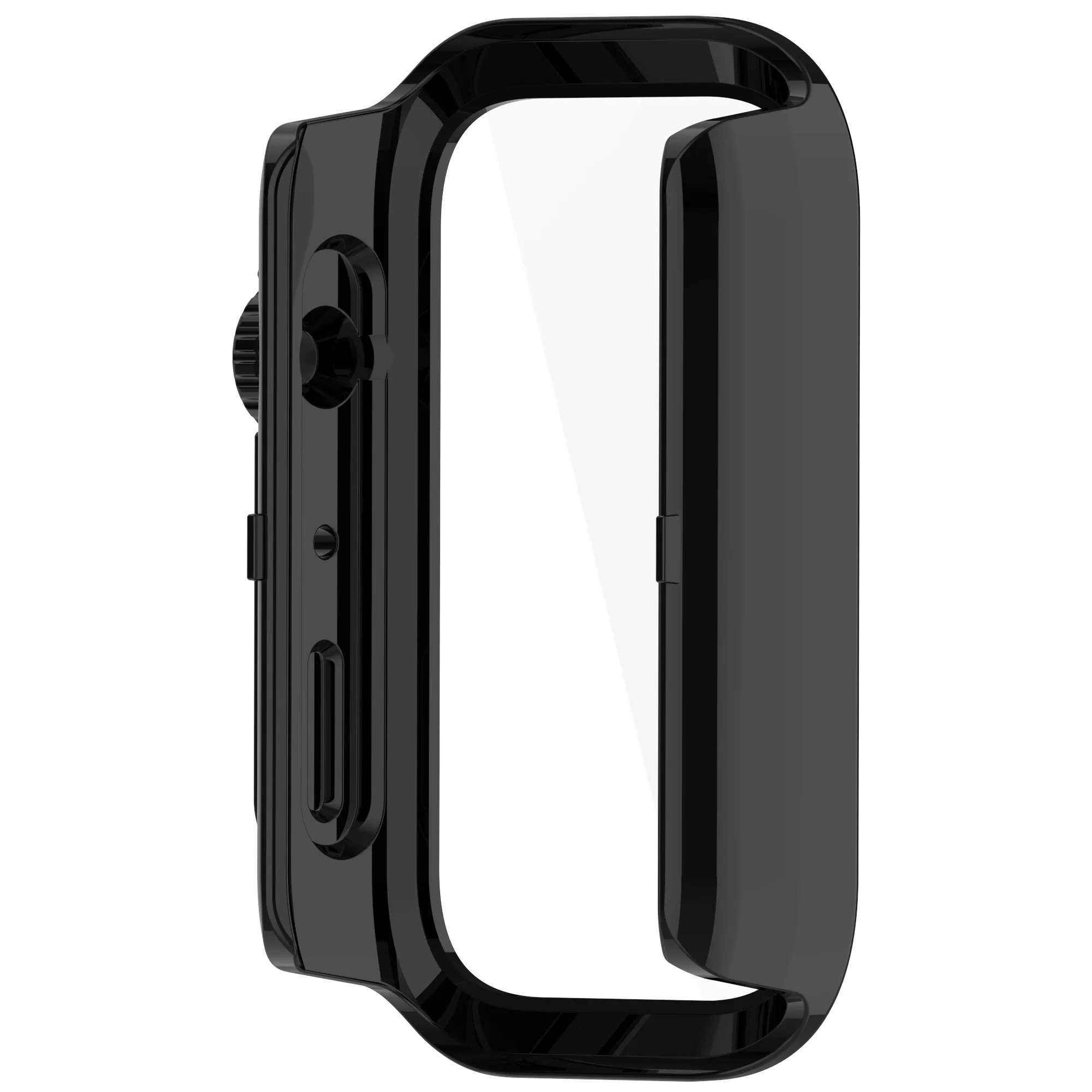 Glass+PC Case for Xiaomi mi band 9 active accessories All-Around Upgrade Bumper shell Screen Protector for Redmi band 3 Cover
