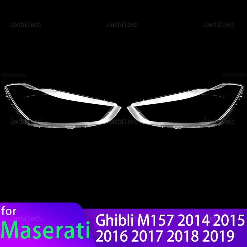 

For Maserati Ghibli M157 2014 2017 2018 2019 Auto Shell Headlamp Lampshade Shell Cover Transparent Front Headlight Lens Cover