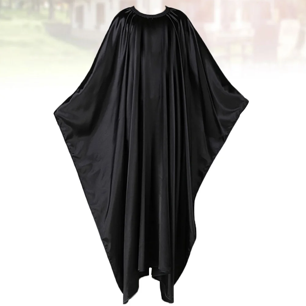 

1pc Waterproof Hairdresser Cape Salon Apron Barber Shop Accessories Black Cut Lightweight Durable Material Easy Dry